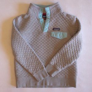 Women's Patagonia Cotton Quilt Snap-T Pullover SMALL